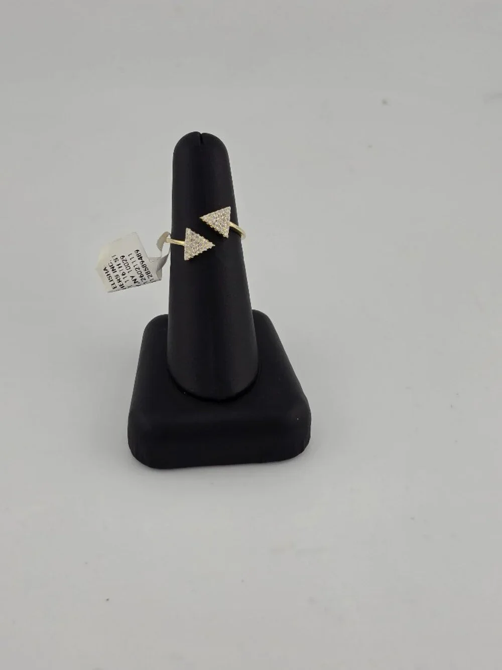 Brand New Sterling Silver 925 Double triangle Ring